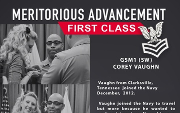 GSM2 Corey Vaughn Meritoriously Advanced
