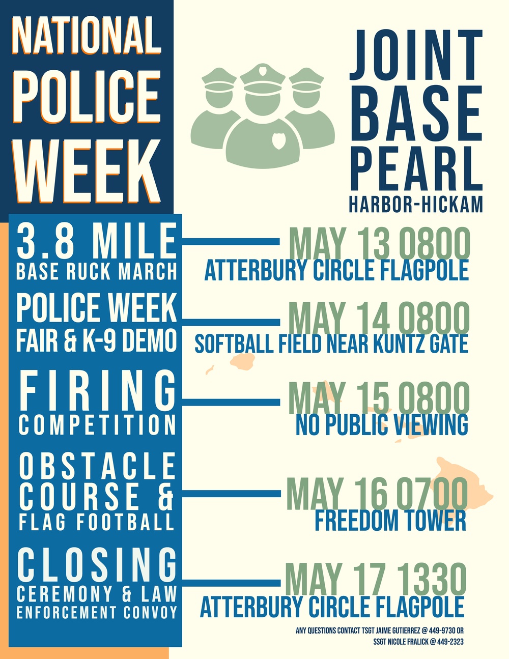National Police Week Events - Joint Base Pearl Harbor-Hickam