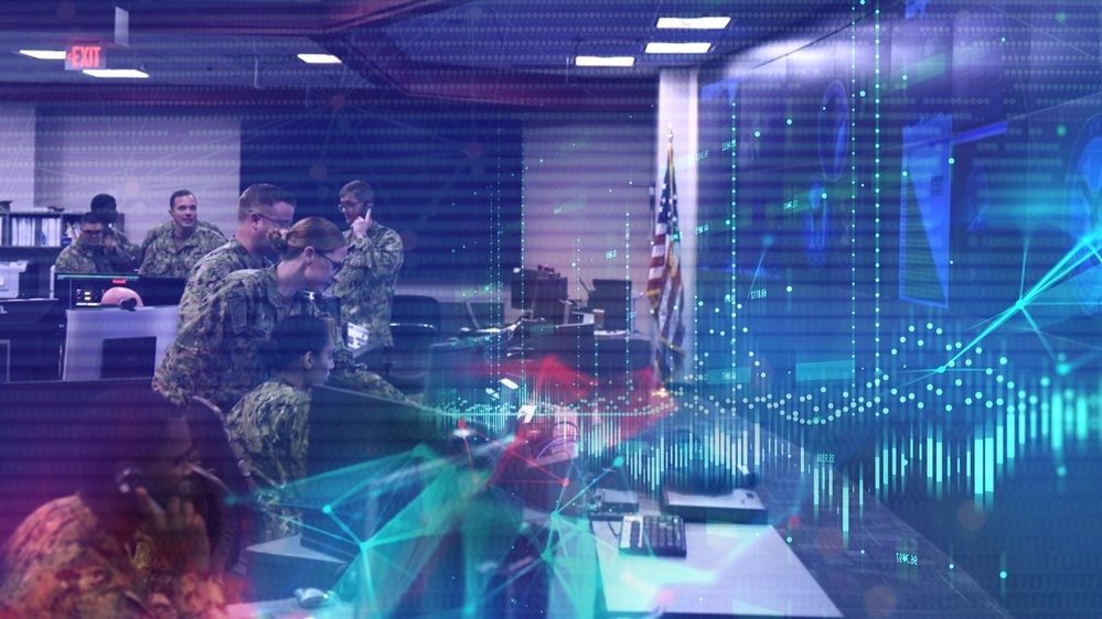 U.S. Fleet Cyber Command Watch Floor