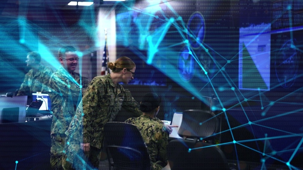 U.S. Fleet Cyber Command Watch Floor