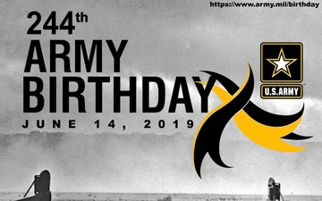 244th Army Birthday Poster design(D-Day)