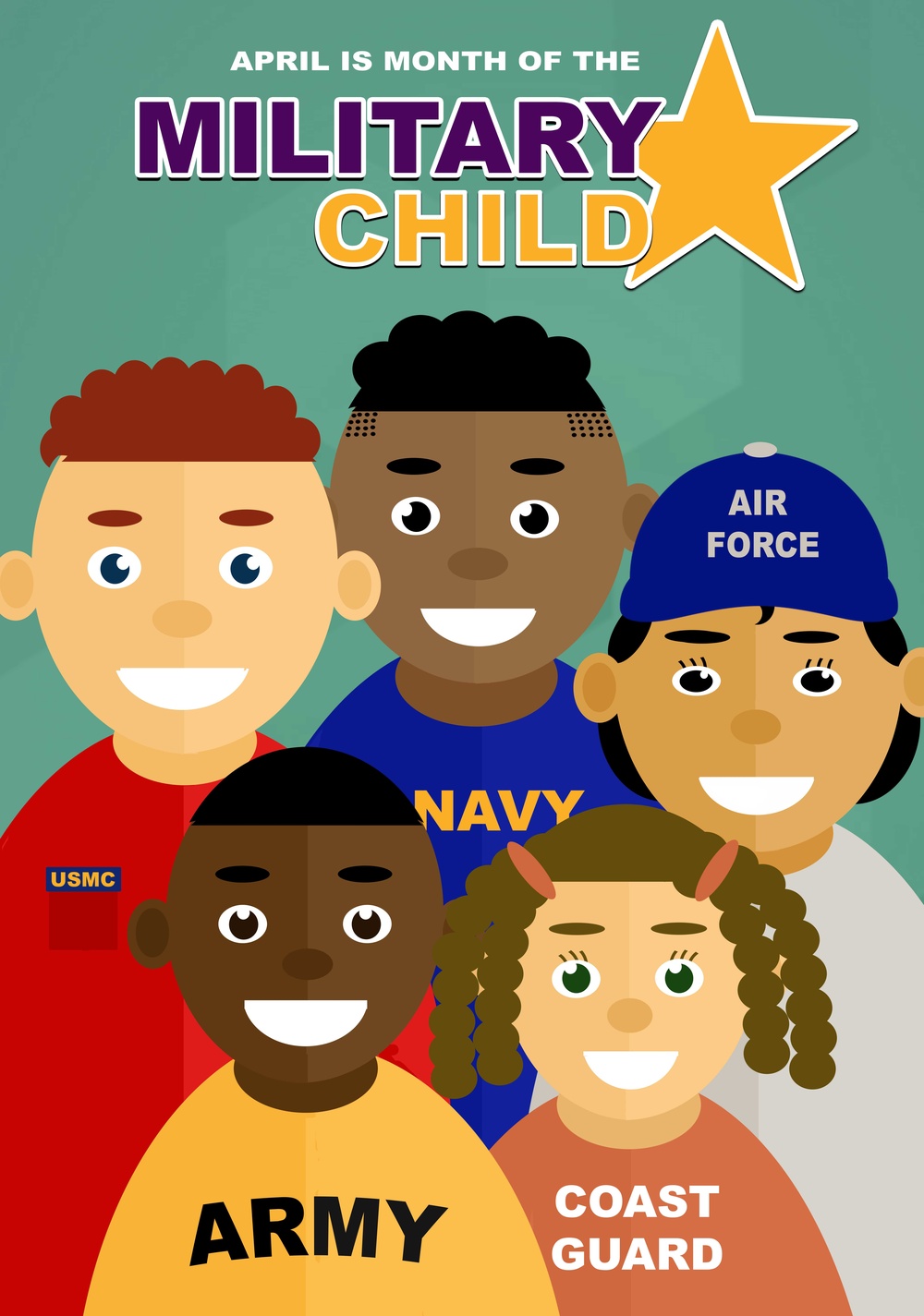 Month of the Military Child poster