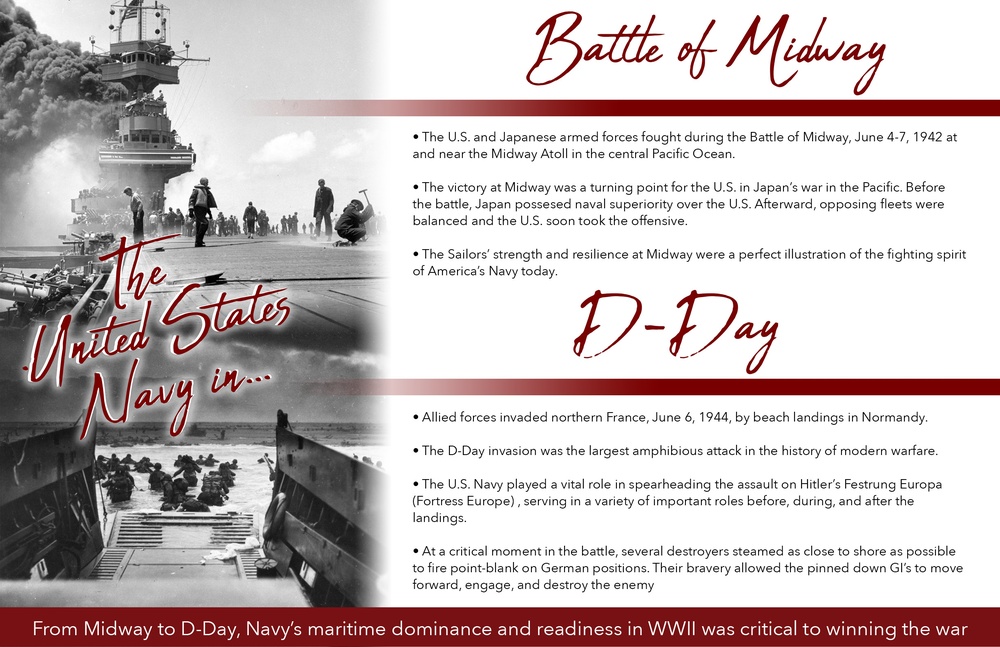 75th anniversary of the Battle of Midway and D-Day