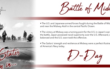 75th anniversary of the Battle of Midway and D-Day