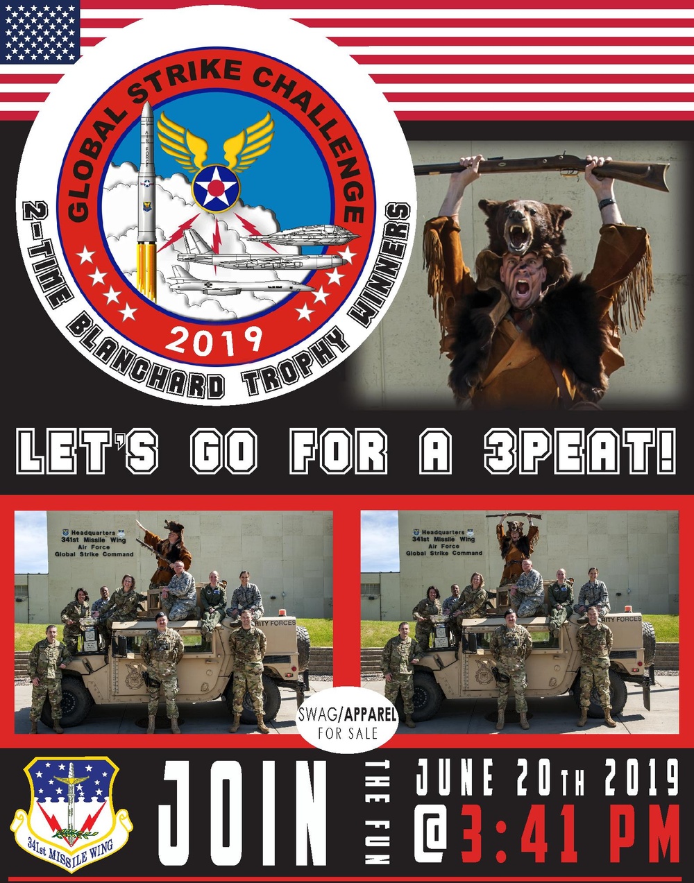 Malmstrom Air Force Base Global Strike Challenge Kickoff Poster 2019