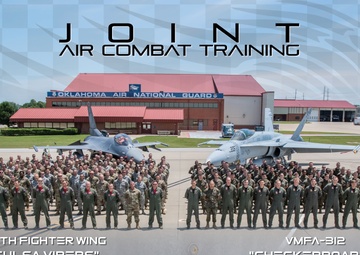 Marine Corps fighter detachment visits Tulsa Air National Guard for exercises