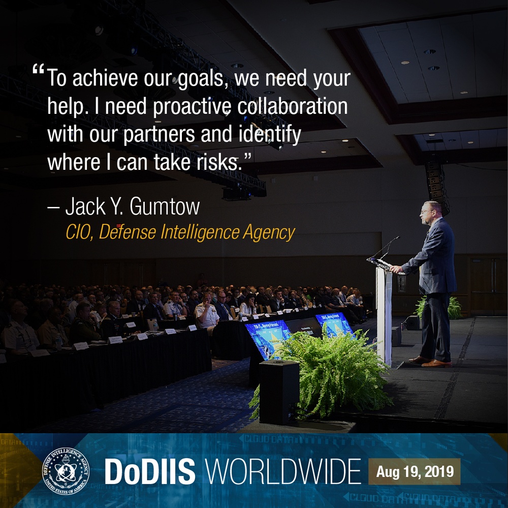 To Achieve Our Goals, We Need Your Help - Jack Y. Gumtow #DoDIIS19 (Instagram)
