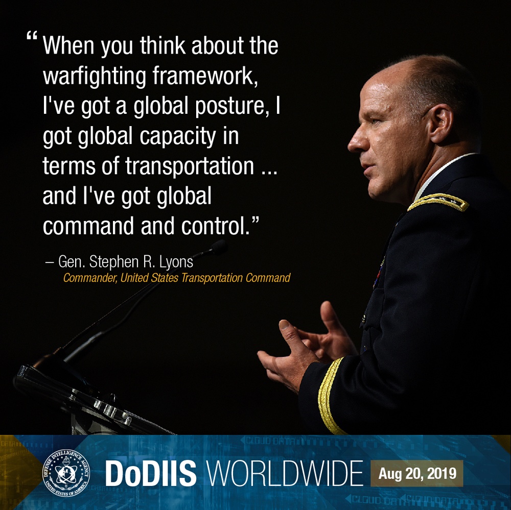 U.S. Transportation Command highlights global posture using data at DoDIIS Worldwide Conference (Instagram)