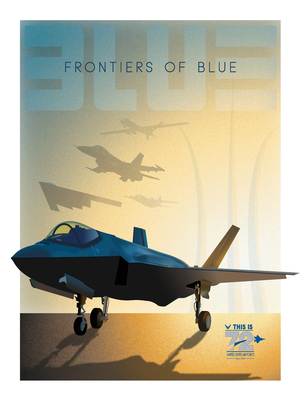 72nd Air Force Birthday Poster