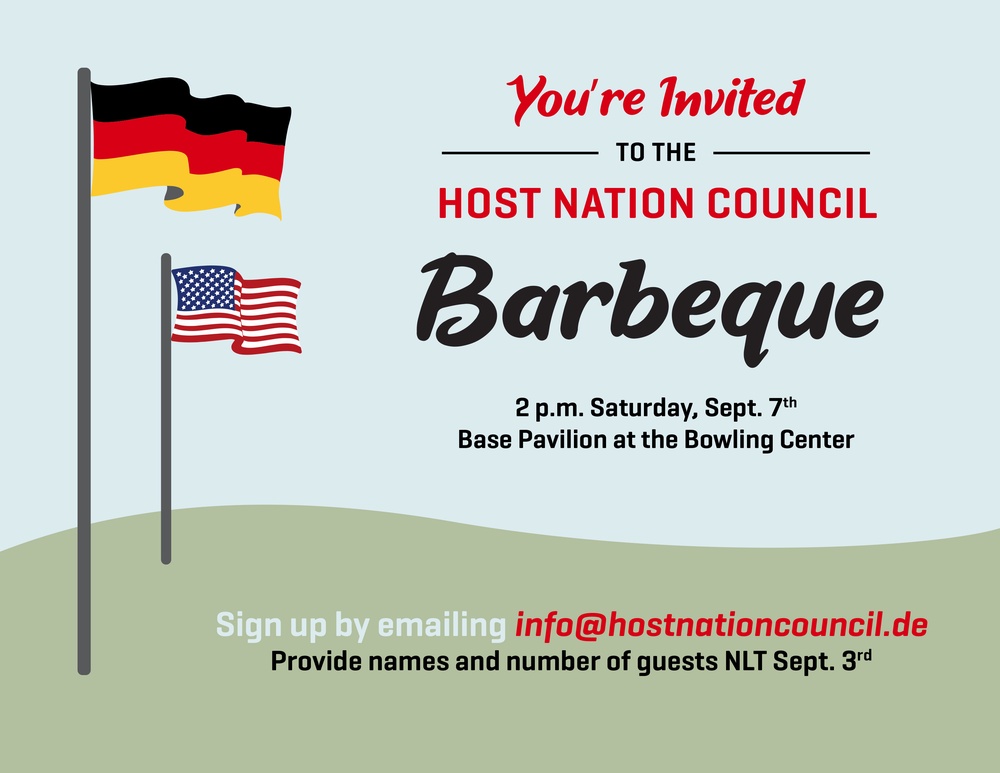 Host Nation Council BBQ graphic