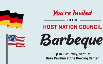 Host Nation Council BBQ graphic