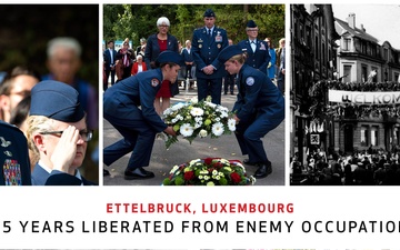 Airmen celebrate 75th anniversary of liberation of Ettelbruck