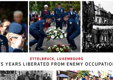 Airmen celebrate 75th anniversary of liberation of Ettelbruck