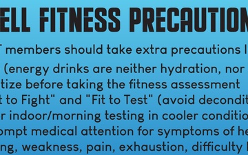 Sickle Cell Fitness Precaution Graphic