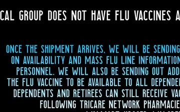 Flu Vaccine delay graphic