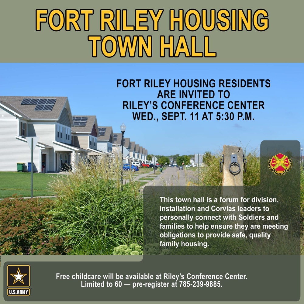Fort Riley Quarterly Housing Town Hall
