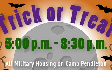 Marine Corps Base Camp Pendleton Halloween Trick or Treat Hours