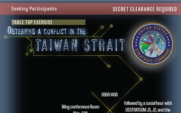 Deterring a conflict in the Taiwan Strait Table Top Exercise Flyer 2019