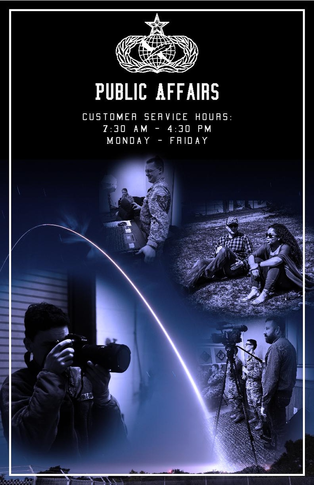 341st MW Public Affairs front door sign