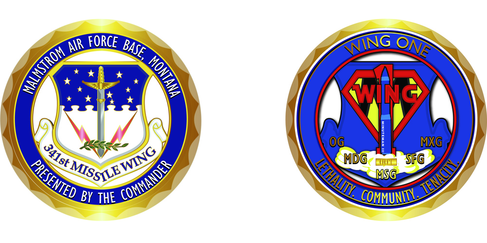 341st Missile Wing Commander&amp;#39;s Challenge Coin 2019