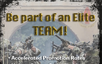 Poster created in support of Special Operations Recruiting Battalion Campaign