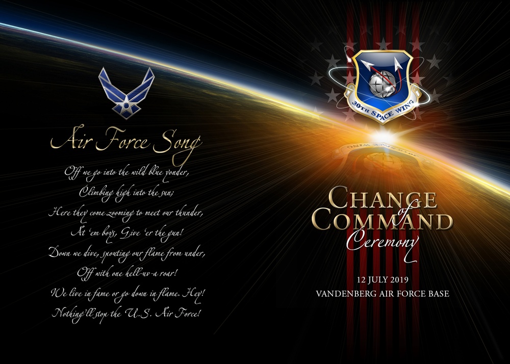 30TH SW Change of Command Program