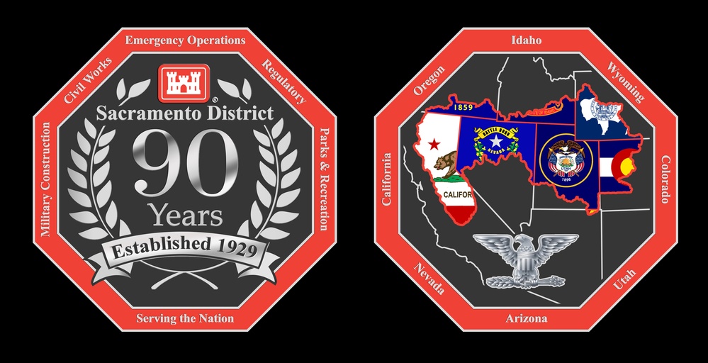 Sacramento District 90th Anniversary Coin