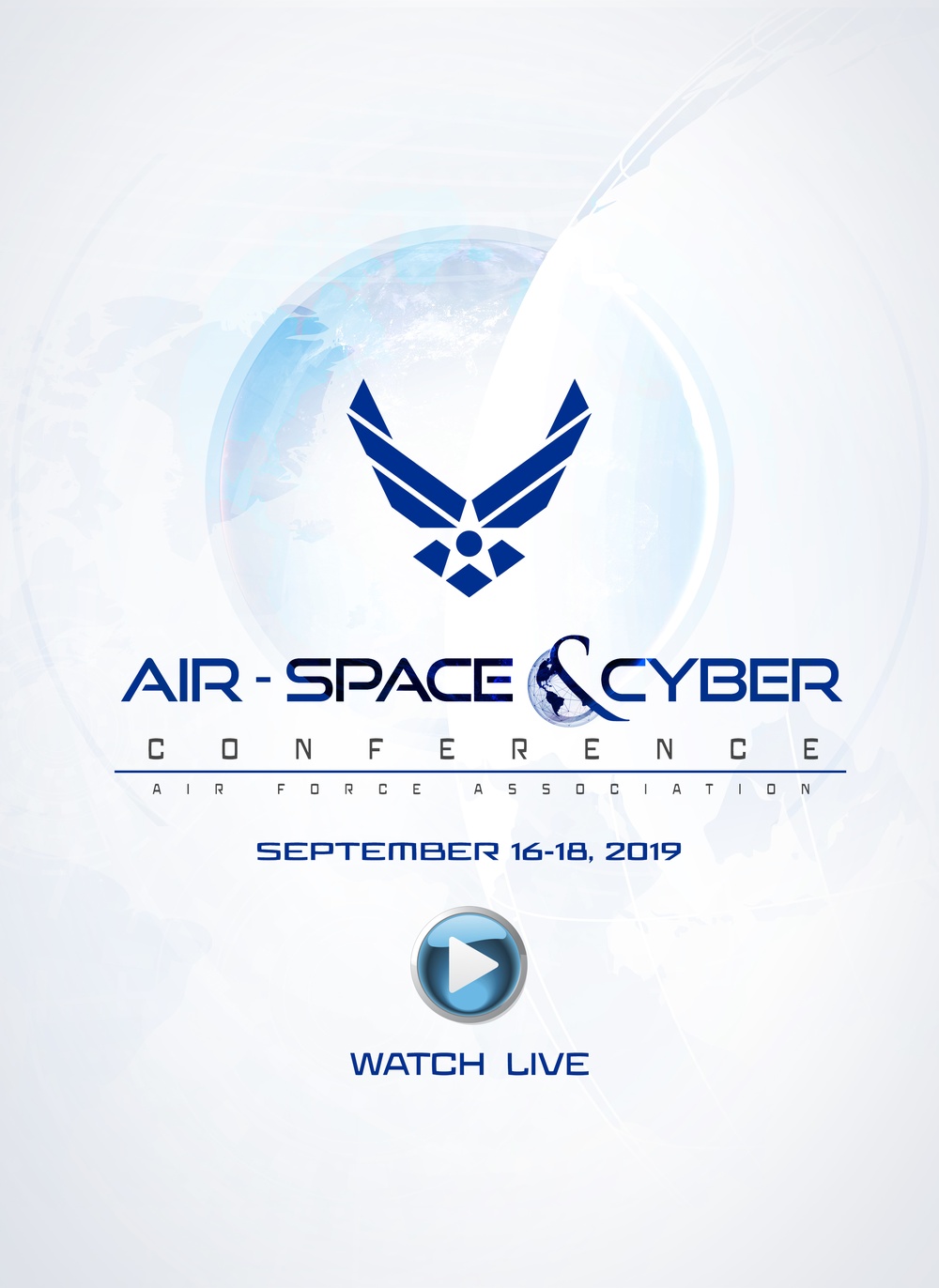 Air, Space &amp; Cyber Conference 2019 Web Title