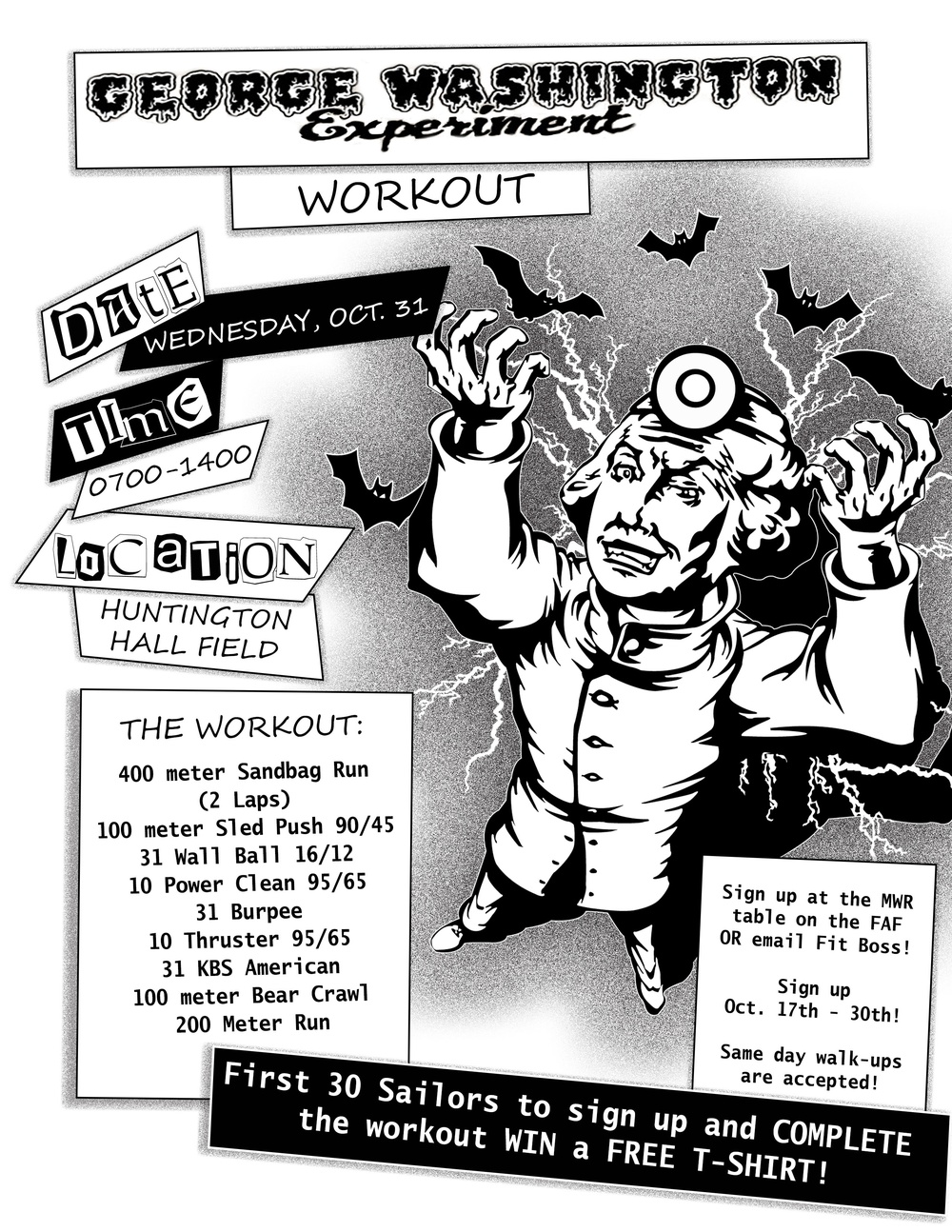 George Washington Experiment Workout