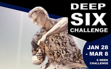 Deep Six Fitness Challenge Poster