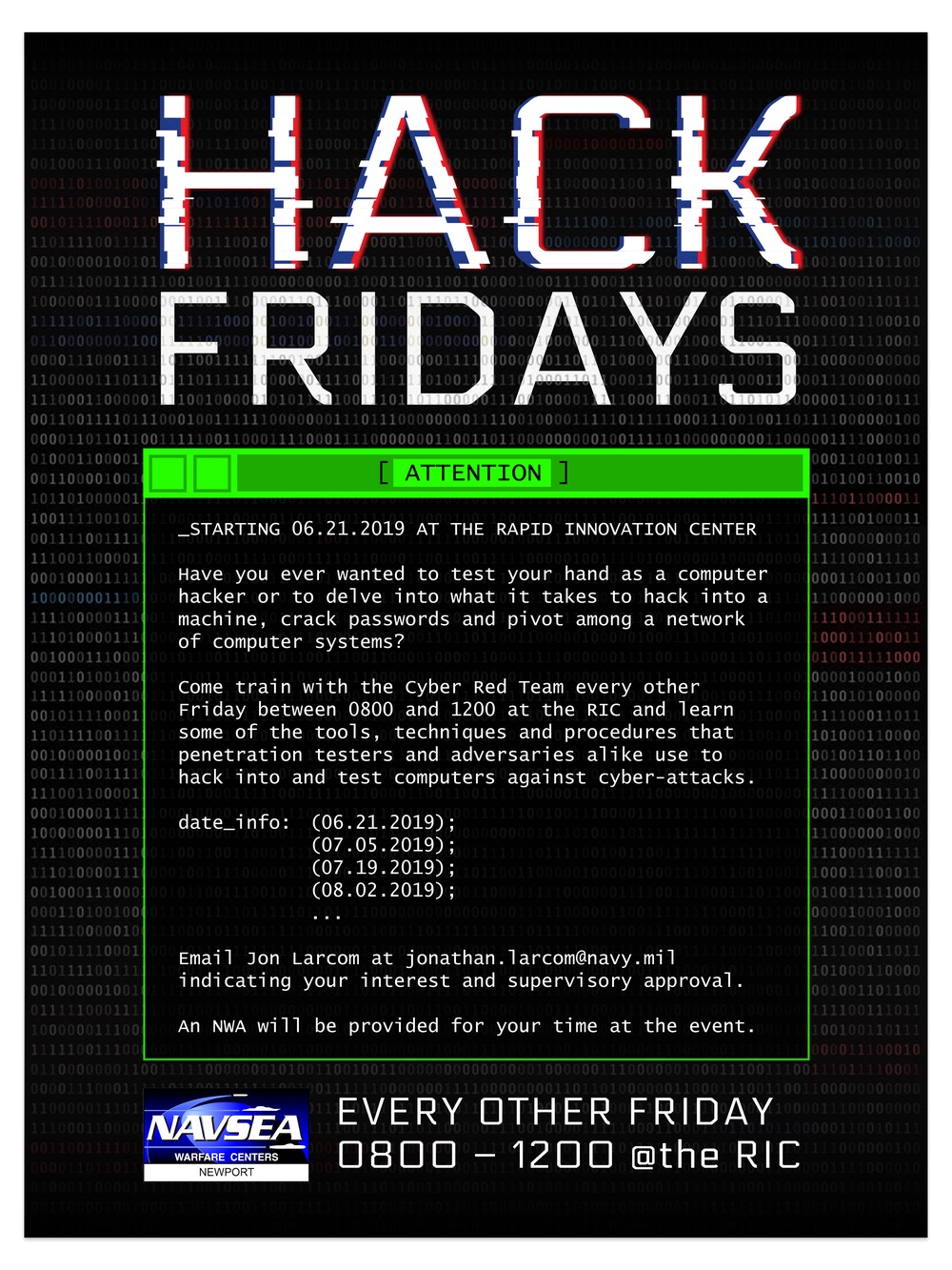 Hack Fridays Campaign