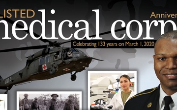 U.S. Army Enlisted Medical Corps Anniversary Poster-Digital TV