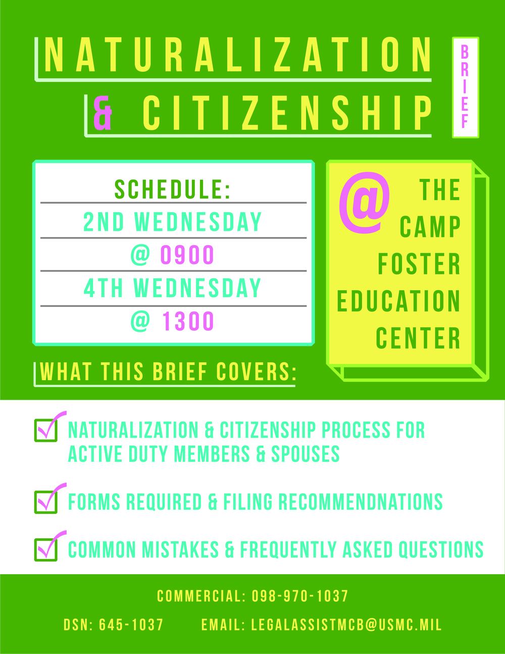 Naturalization and Citizenship Brief Poster
