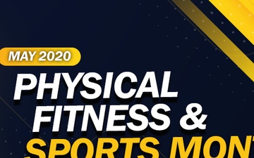 Physical Fitness and Sports Month Twitter Cover