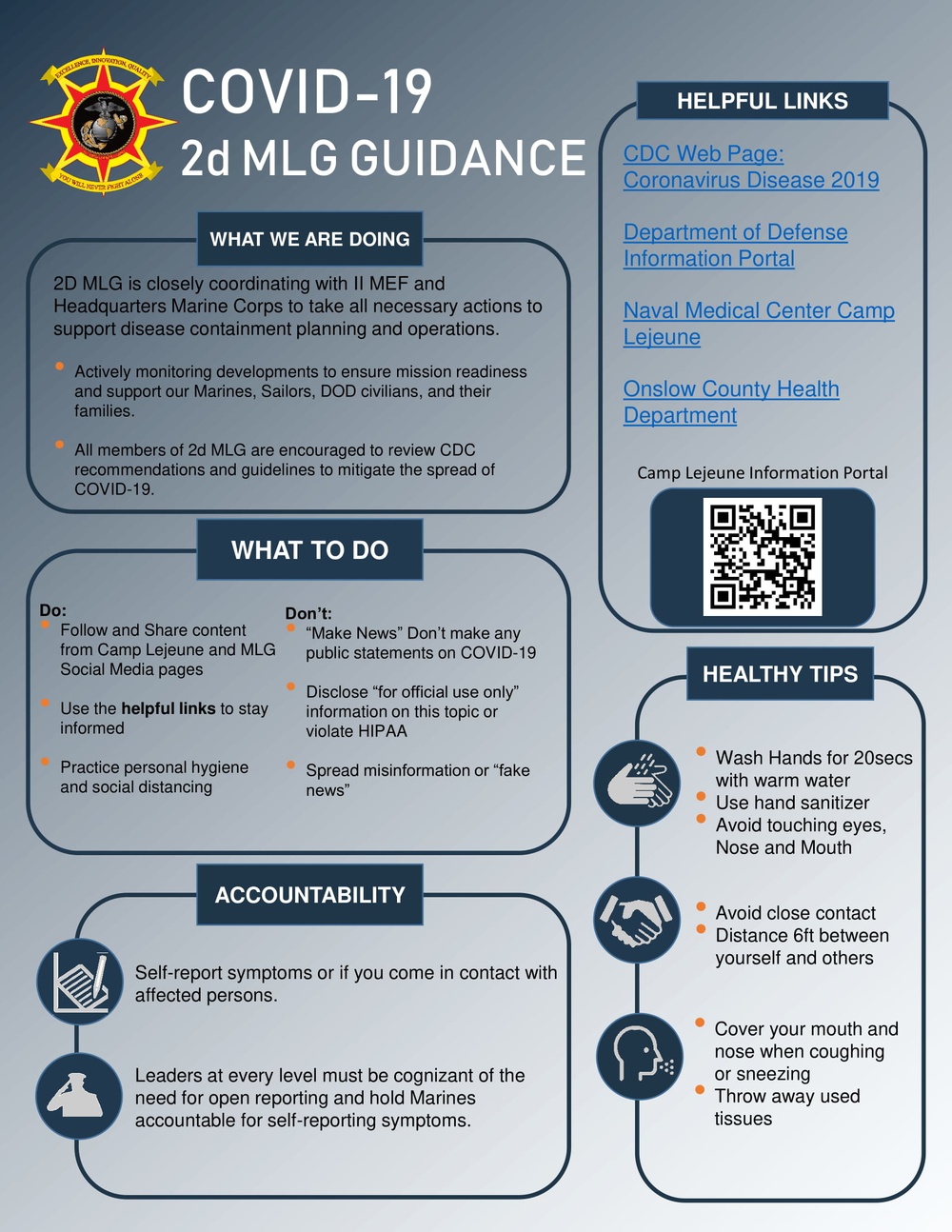2d MLG Coronavirus (COVID-19) Informational Flyer