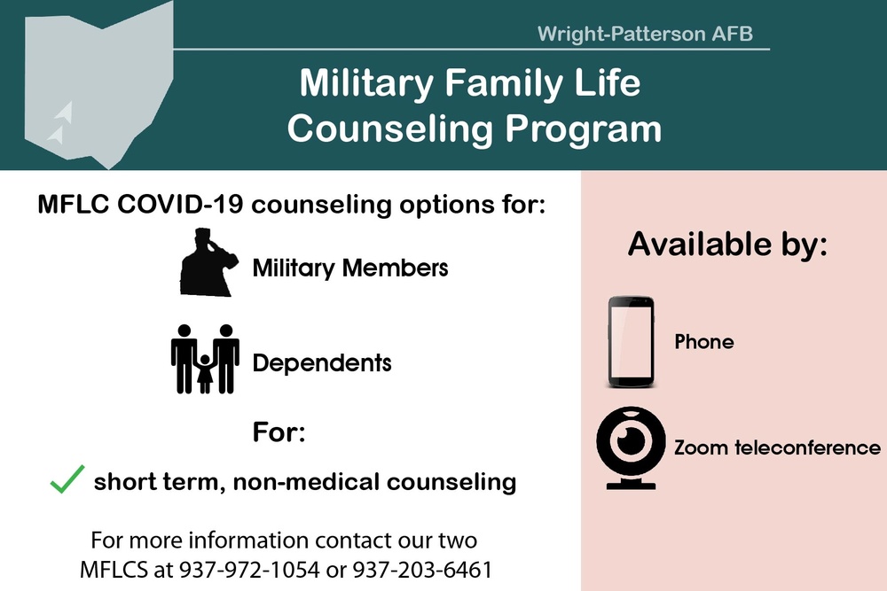 Military Family Life Counseling Graphic