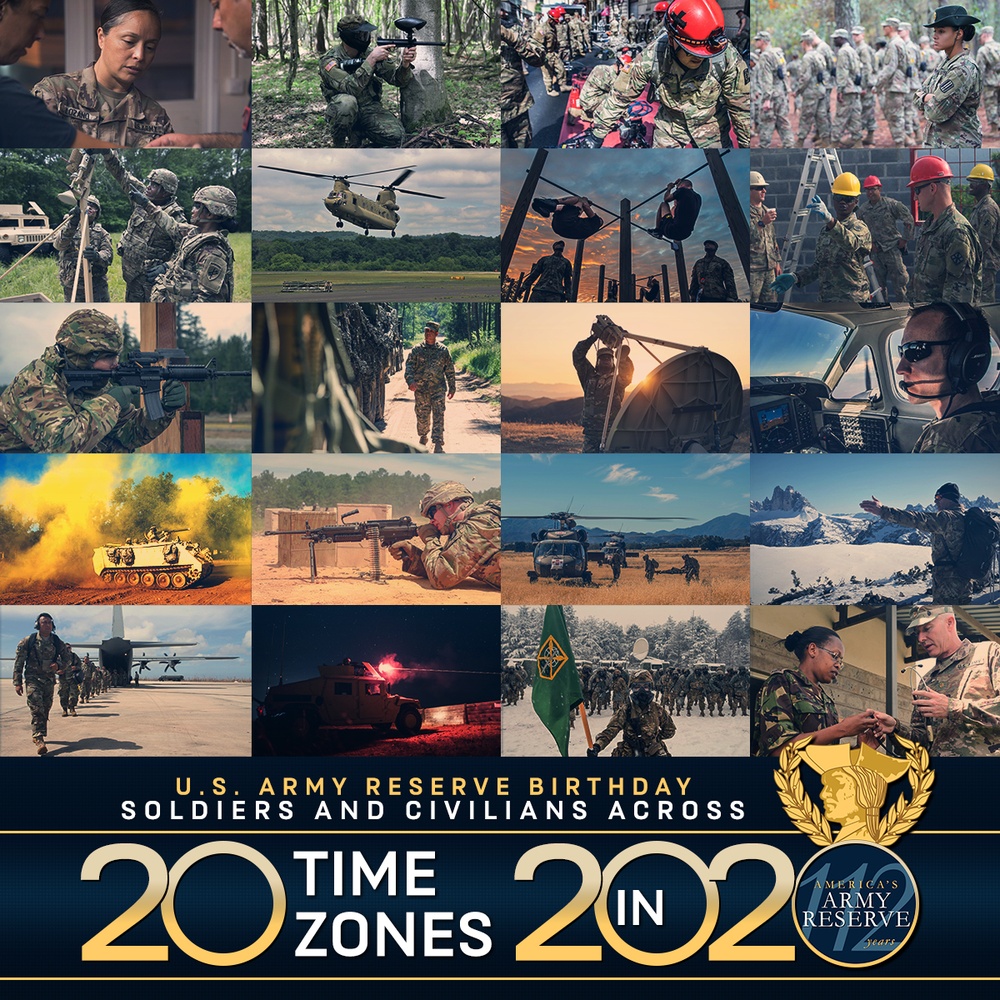 Army Reserve 112th Birthday Social Media Graphic