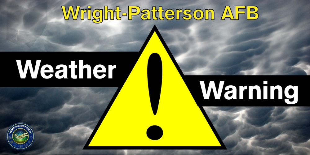 Wright-Patterson AFB Weather Warning Graphic