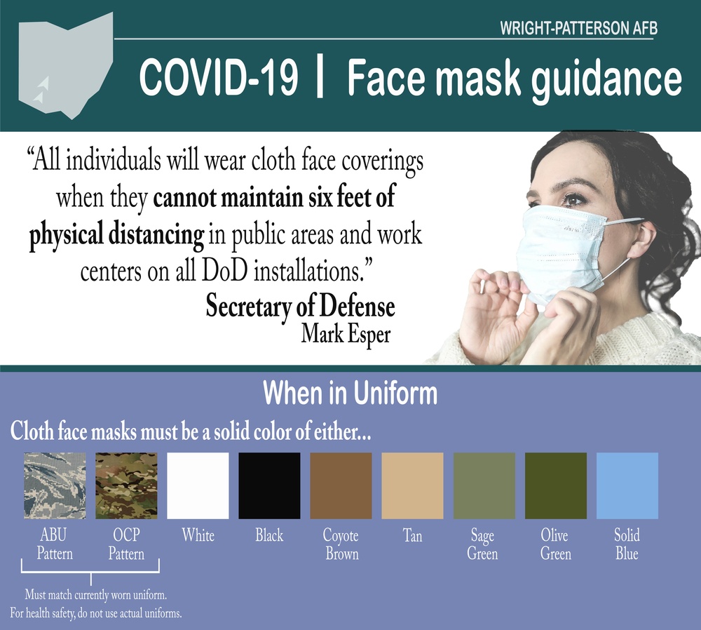 Face Mask Color Graphic