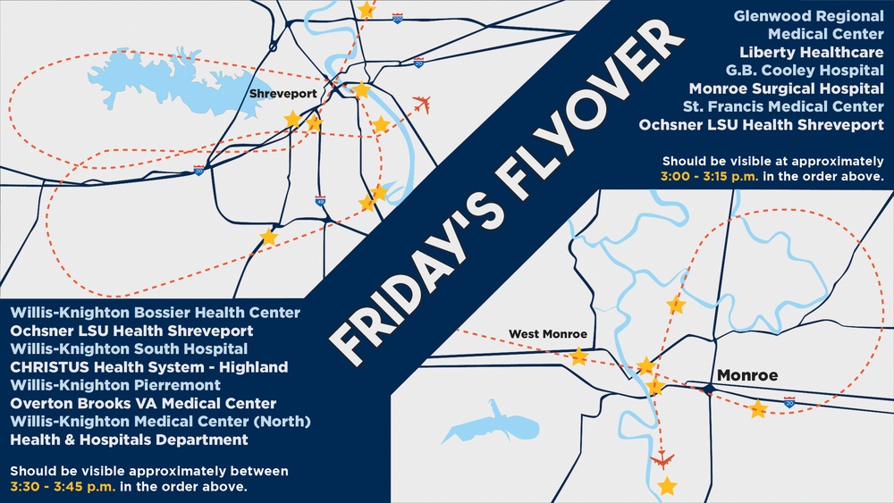 Barksdale Friday Flyover Map