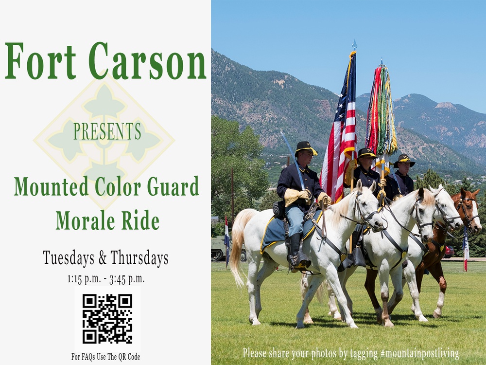 Mounted Color Guard Morale Ride