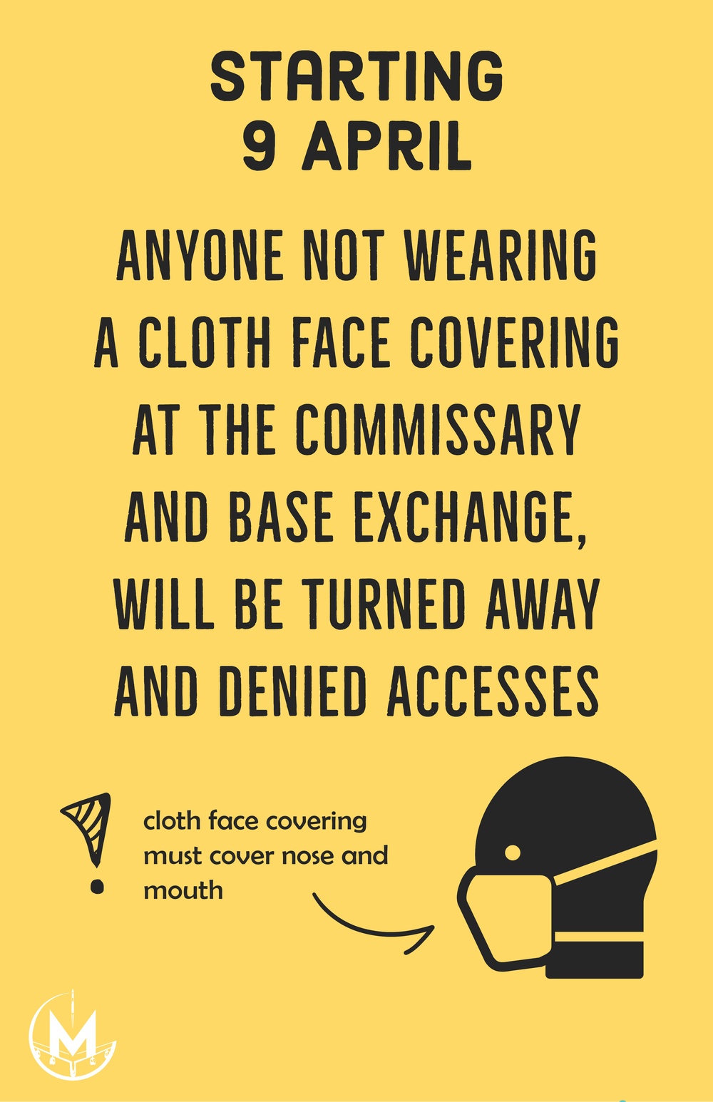 Base Commissary and Base Exchange Face Covering Requirements