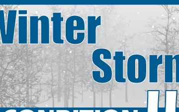 Winter Storm Condition II - Facebook Feed