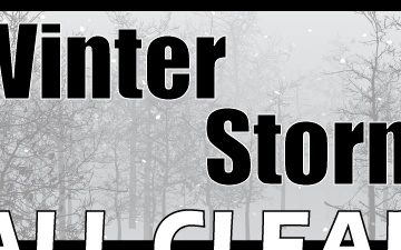 Winter Storm Condition All Clear - Facebook Feed