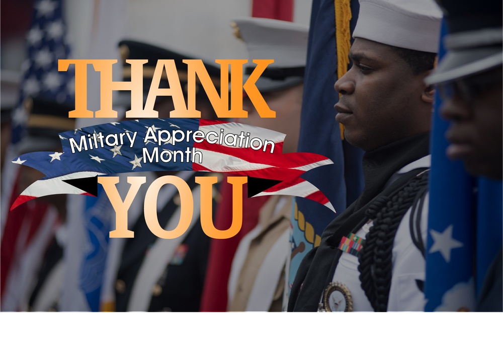 Military Appreciation Month Graphic