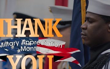 Military Appreciation Month Graphic