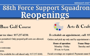 WPAFB FSS Reopening Graphics