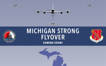 Michigan Strong Flyovers Poster