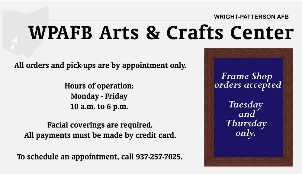 COVID-19 WPAFB Arts and Crafts Center Announcement