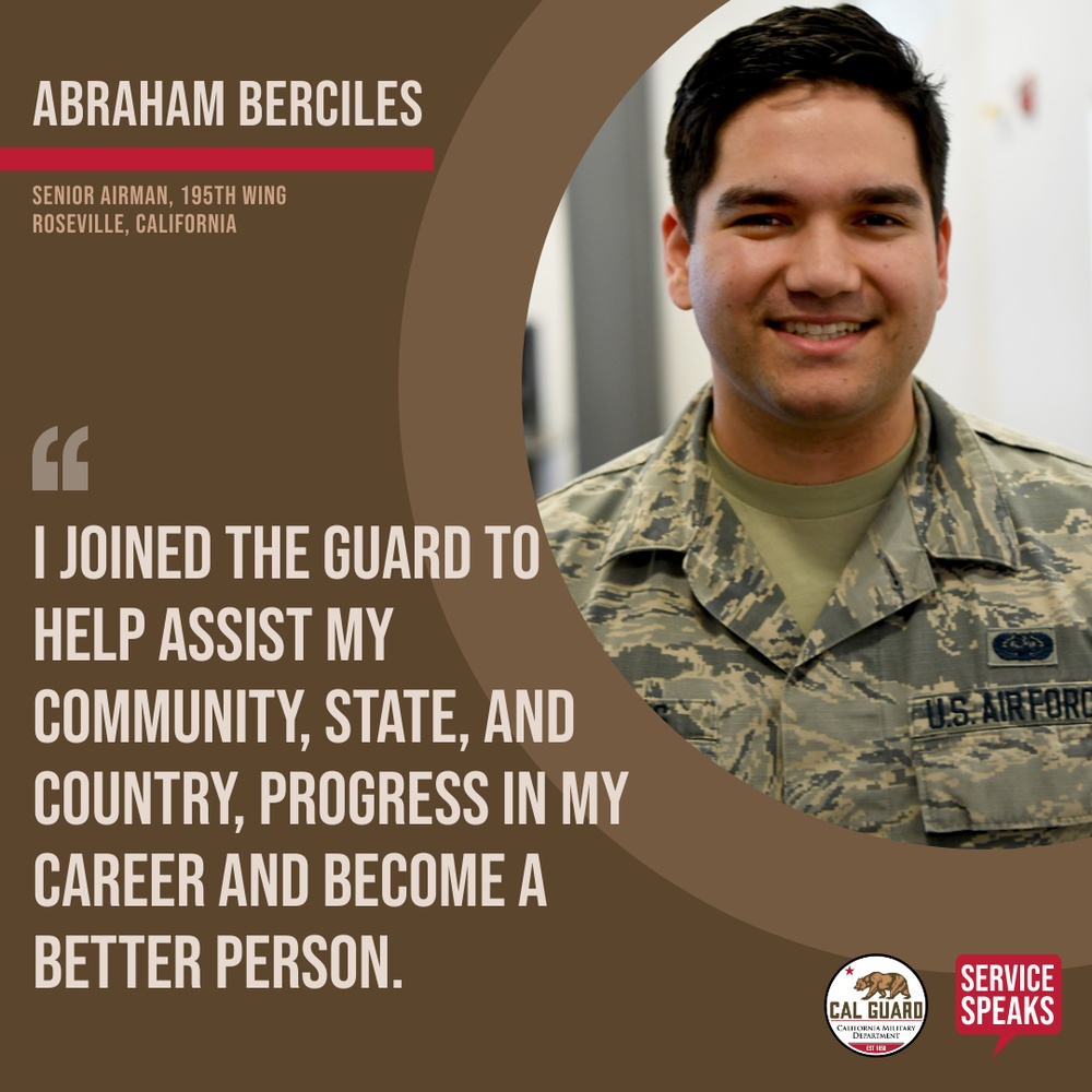 Service Speaks: SrA Abraham Berciles